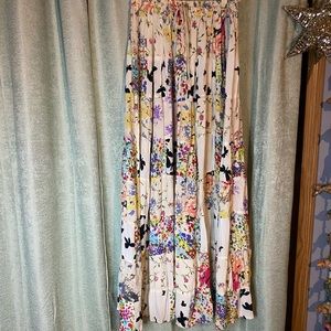 VINTAGE patchwork maxi skirt